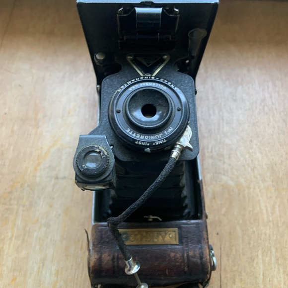 Historic 1925 Ansco Binghampton No.1 juniorette Camera. With corded shutter. - Picture 7 of 13